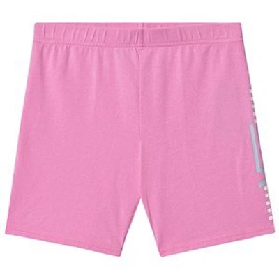 Shop Vans Pink Logo Cycling Shorts