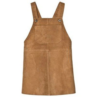 Shop Bonpoint Brown Leather Jumper