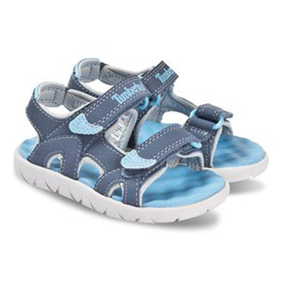 Shop Timberland Kids Vintage Indigo Perkins Sandals In Blue