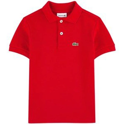 Shop Lacoste Red Classic Pique Polo