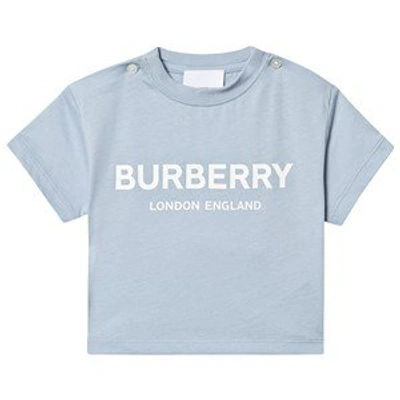 Shop Burberry Kids In Blue