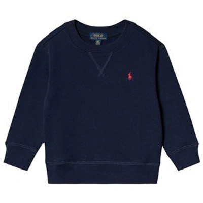Shop Ralph Lauren Navy Logo Sweatshirt