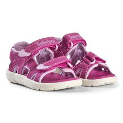 Shop Timberland Kids Fuchsia Rose Perkins Row 2-strap Sandals