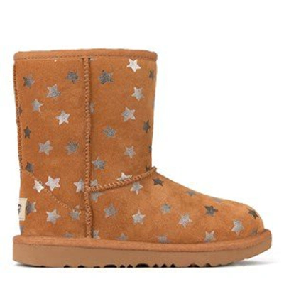 Shop Ugg Dark Brown Classic Short Ii Stars