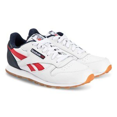 Shop Reebok Multi Classic Leather Trainers In White