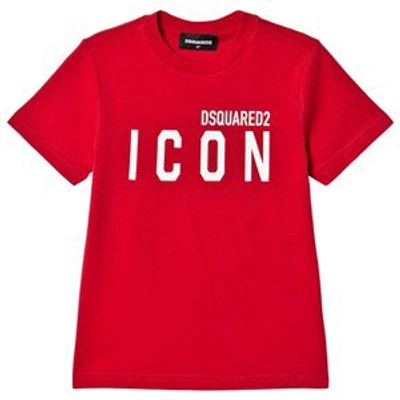 Shop Dsquared2 Red Icon T-shirt