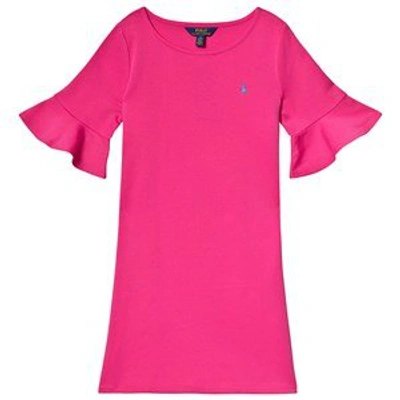 Shop Ralph Lauren Pink Logo Dress