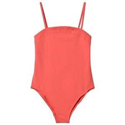 Shop Bonpoint Red Cherry Logo  X Eres Swimsuit
