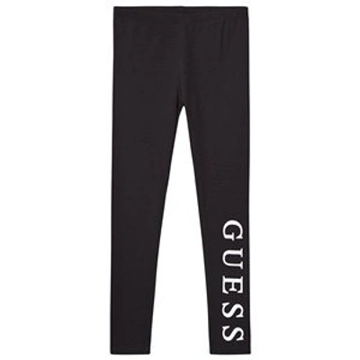 Shop Guess Black & White Logo Leggings