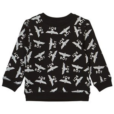 Shop Boy London Black And White Repeat Logo Sweatshirt