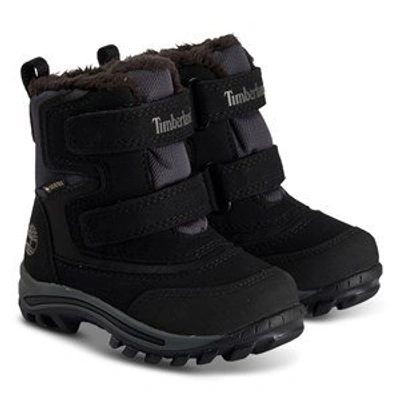 Timberland Kids Black Chillberg 2-strap Gtx Boots | ModeSens