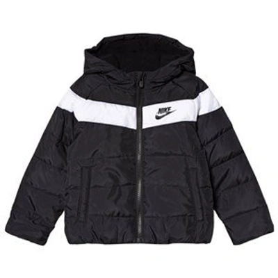 Shop Nike Black Chevron Puffer Jacket