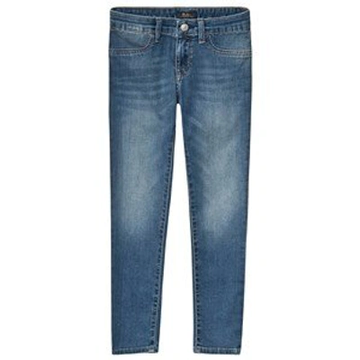 Shop Ralph Lauren Blue Mid Washed Skinny Jeans