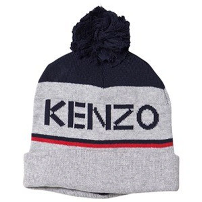 Shop Kenzo Navy Logo Beanie