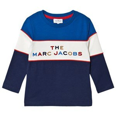 Shop The Marc Jacobs Blue Contrast Logo T-shirt