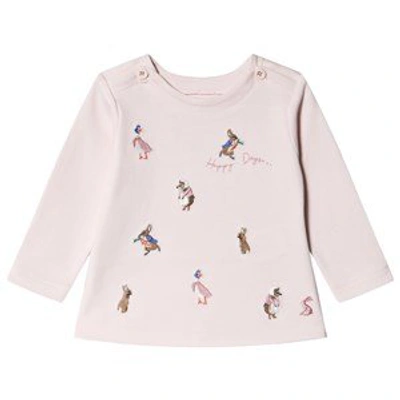 Shop Joules Pale Pink Peter Rabbit Harriet T-shirt