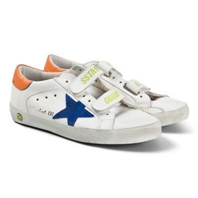 Shop Golden Goose White Star Old School Trainers