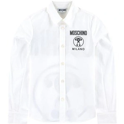 Shop Moschino White  Milano Shirt