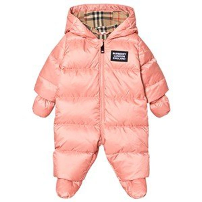 Shop Burberry Kids In Pink
