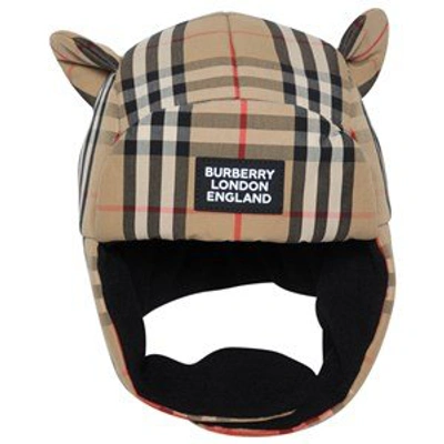 Shop Burberry Archive Beige Check Hat