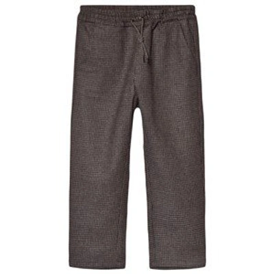 Shop Bonpoint Grey Houndstooth Trousers