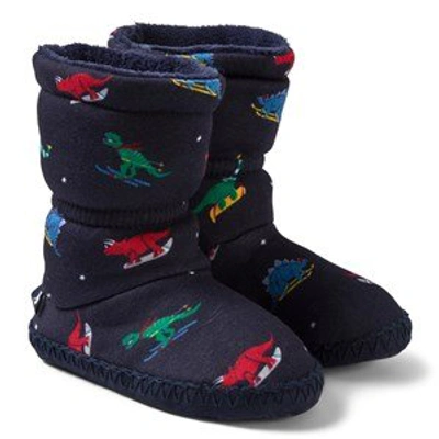 Shop Joules Navy Padabout Dinosaur Slippers