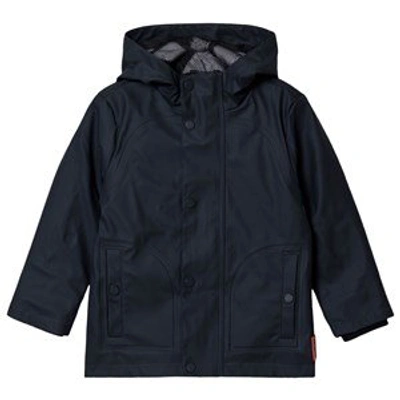 Shop Hunter Navy Lightweight Waterproof Rubberised Jacket