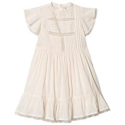 Shop The New Society Off White Lace Smock Prairie Dress