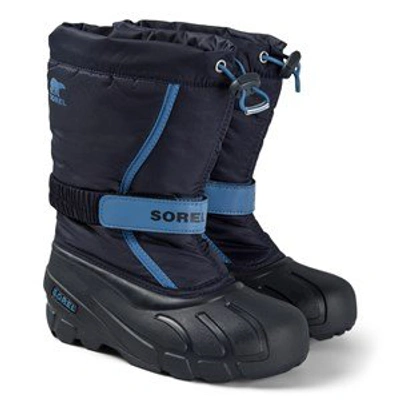 Shop Sorel Navy Youth Flurry Boots