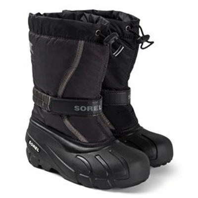 Shop Sorel Black Youth Flurry Boots
