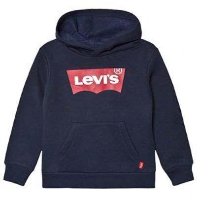 Shop Levi's Navy Batwing Logo Hoodie