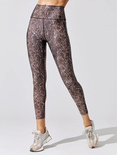 Shop Carbon38 Printed High Rise 7/8 Legging In True Snake