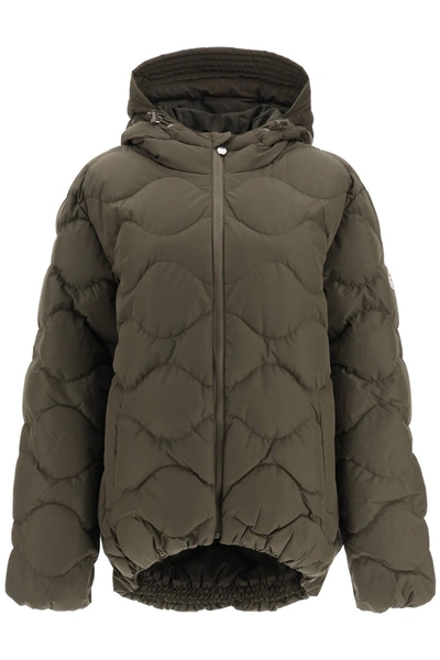Shop Pyrenex Louna Oversized Down Jacket In Sauge