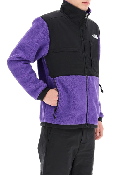Shop The North Face Denali Blouson Sweatshirt In Peak Purple