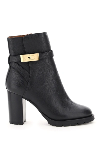 Shop Tory Burch Leather Ankle Boots In Perfect Black