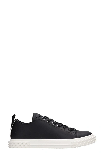 Shop Giuseppe Zanotti Blabber Sneakers In Black Leather