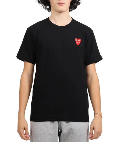 Shop Comme Des Garçons Play Comme Des Garcons Play Black T-shirt