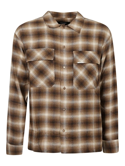 Shop Represent Flannel Shirt In Brown
