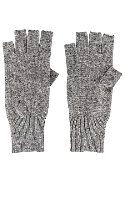 Shop Autumn Cashmere Fingerless Gloves In Sweatshirt