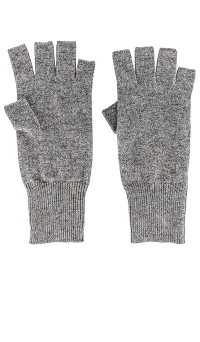 Shop Autumn Cashmere Fingerless Gloves In Sweatshirt