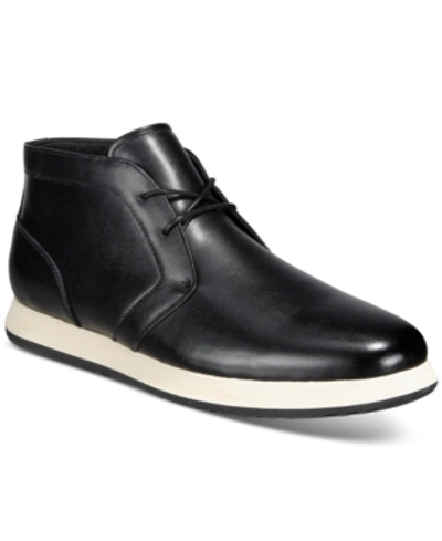Shop Alfani Men's Keith Hybrid Chukka Boots, Created For Macy's Men's Shoes In Black