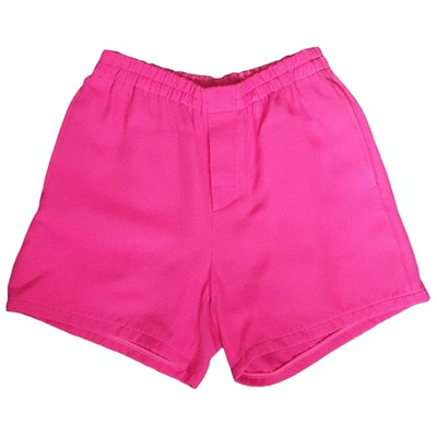 Pre-owned Gucci Pink Wool Shorts