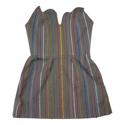 Pre-owned Rosie Assoulin Multicolour Wool Dress