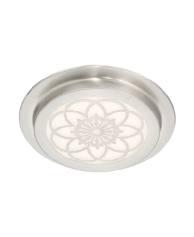 Shop Designer's Fountain Edge Lit Led Flushmount In Platinum