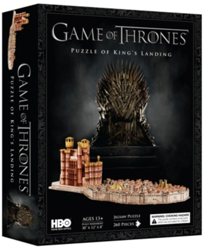 4d Cityscape Game Of Thrones- Kings Landing 3d Puzzle- 260 Pieces In No Color
