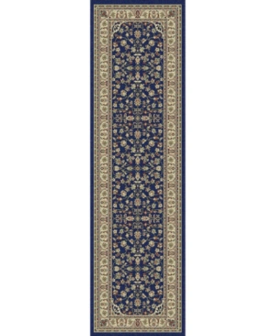 Shop Km Home Closeout!  Umbria 953 2'2" X 7'7" Runner Rug In Blue