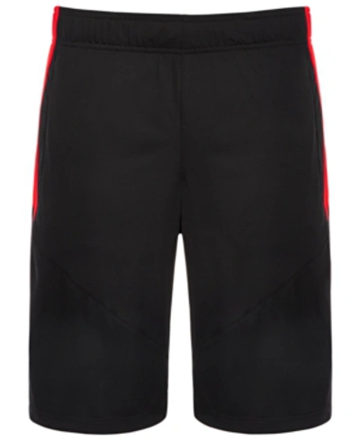 Shop Puma Big & Tall Men's 10" Training Cat Shorts In Black/red