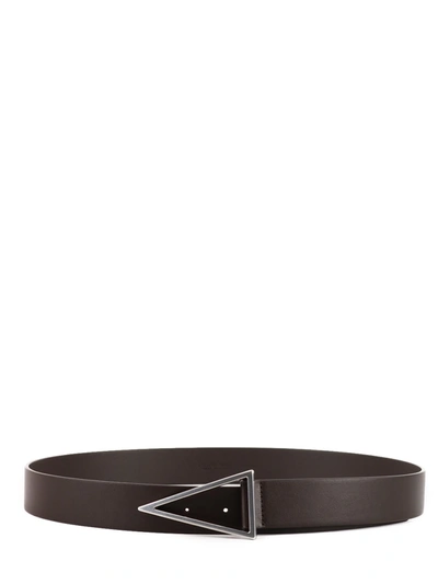 Shop Bottega Veneta Leather Belt Brown