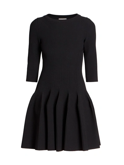 Shop Alaïa Edition 2013 Piqué Dress In Noir