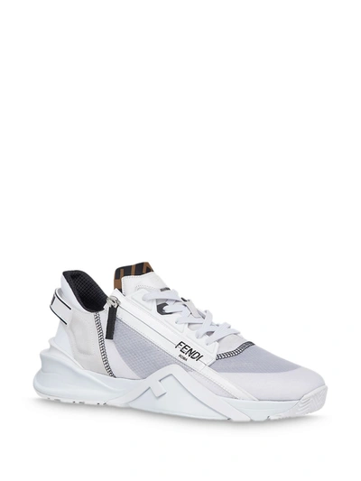 Shop Fendi Sneakers In Bianco
